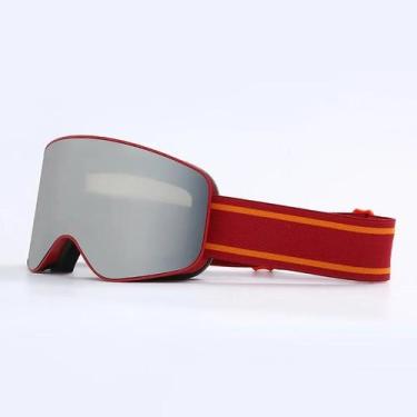 Imagem de Óculos de Esqui e Snowboard Unissex com Proteção UV400 - Antiembaçante