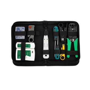 Imagem de Kit Ferramentas Para Manutenção De Rede Lan Internet Testador De Cabos