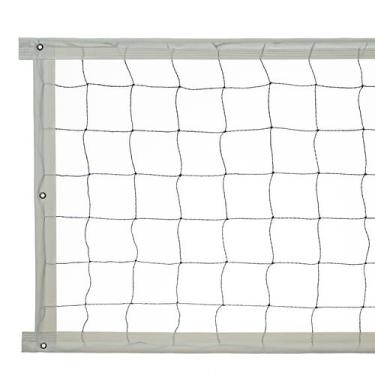 Imagem de Rede de vôlei especial 9 metros faixa branco - Evo Sports, Preto
