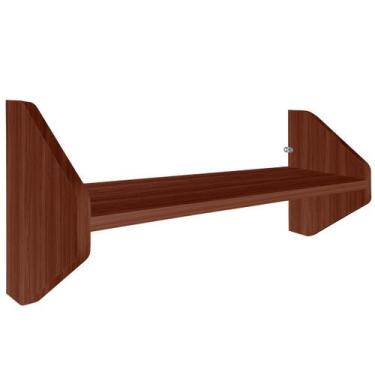 Imagem de Prateleira Nicho de Parede de Livros Decorativa em MDF Mangis 56 x 15 