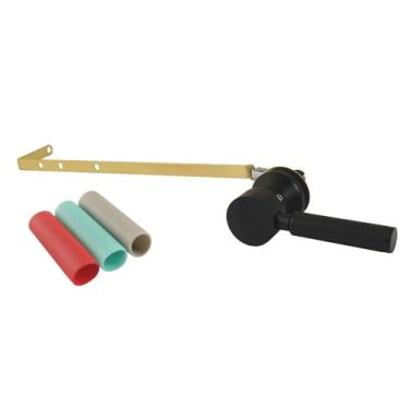 Imagem de Kingston Brass KTDKLD0 Kaiser Alavanca universal para tanque de vaso sanitário de montagem frontal ou lateral, preto fosco