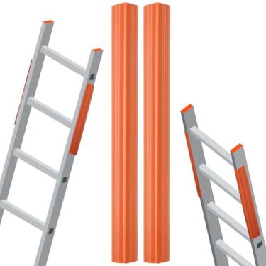 Imagem de Briwooody Estabilizador de escada para calhas e coberturas de segurança de escada de telhado tiras de aderência acessório de escada antiderrapante fita antiderrapante, proteção contra arranhões de