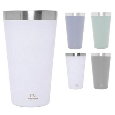 Imagem de Copo Térmico Cerveja Chopp Bebidas Geladas Quentes 470 Ml - Mimo Style