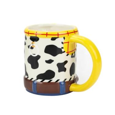 Imagem de Bioworld Caneca de cerâmica esculpida Toy Story Woody Outfit 340 g, Toy Story Woody Outfit, OSFA