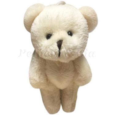 Imagem de Mini Chaveiro Ursinho de Pelúcia 10cm Articulável - Jogo de50 Pçs - PE