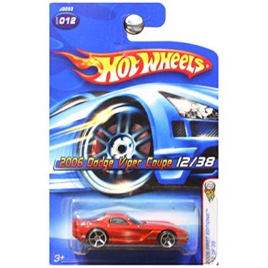 Imagem de Hot Wheels 2006 First Editions Dodge Viper Red Metallic with Silver Stripes #12