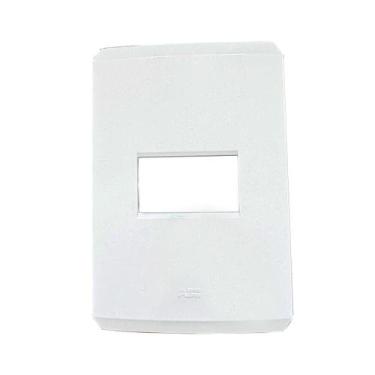 Imagem de Placa Horizontal 1 Posto 4X2 Branco Polar Step N43711-Bp Abb