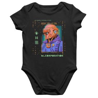 Imagem de Body Bebê Algodão Metaverse Corporation - Foca na Moda, Preto, G