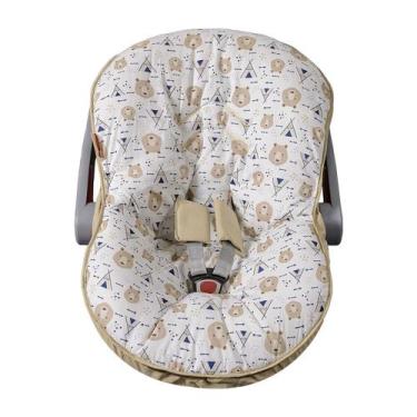 Imagem de Capa de Bebê Conforto 100% Algodão Menino e Menina (Várias Cores) - Lu