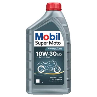 Imagem de Óleo Super Moto 10W30 4T 1 Litro Semissintético - Mobil