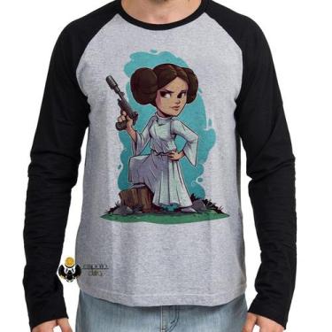 Imagem de Camiseta Manga Longa Star Wars Mini Princesa Leia  - Empório Dutra, G 