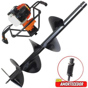 Imagem de Perfurador de Solo Vulcan VPS520 2T 52cc 2,5cv Broca 80x30cm Com Pino 