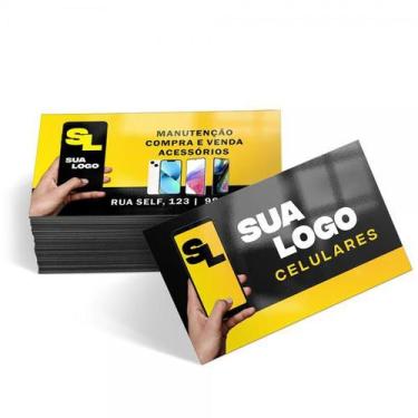 Imagem de CARTÕES COUCHÊ 300G VERNIZ UV TOTAL FRENTE E VERSO 4x4 mil - Corpel