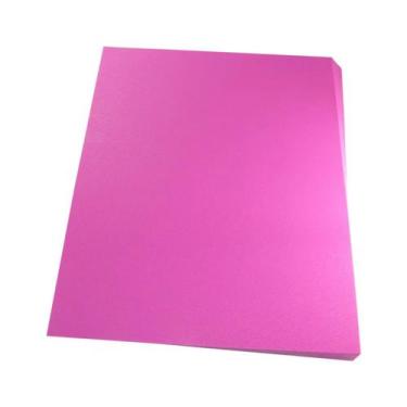 Imagem de Capa para encadernação Ofício Rosa PP Couro 0,30mm 100un - Lassane