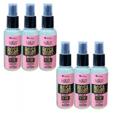 Imagem de FINALIZADOR LEAVE IN ROSA MOSQUETA  10 EM 1 120ml  NATUFLORES Kit 6und