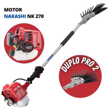 Imagem de Derriçadeira Nakashi com Motor NK 270 Haste 110cm e Garra Dupla Resist