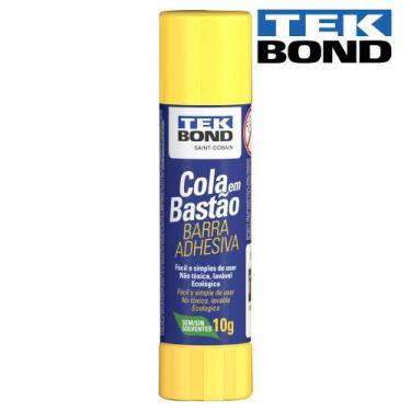 Imagem de Cola Em Bastão Adesiva Escolar 10g Unidade Tek Bond