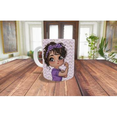 Imagem de Caneca de Porcelana - Bonequinha - Você é única e perfeita - Live