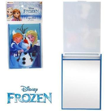 Imagem de Espelho de Mao Retangular Frozen 9,5x6,5cm - Etihome
