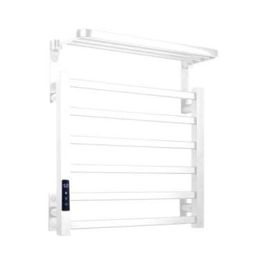 Imagem de Toalheiro Elétrico Térmico Aquecido 45x 50 Branco 110V - Fino Inox