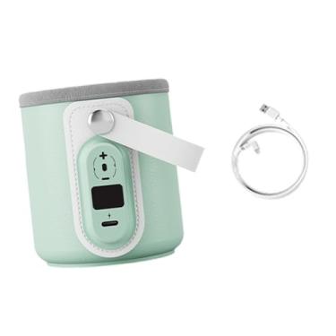 Imagem de Kokiya Aquecedor de Mamadeira Portátil para Leite de Bebê, Aquecedor de Mamadeira com Display LED, Aquecedor de Mamadeira USB, 7 a 8cm