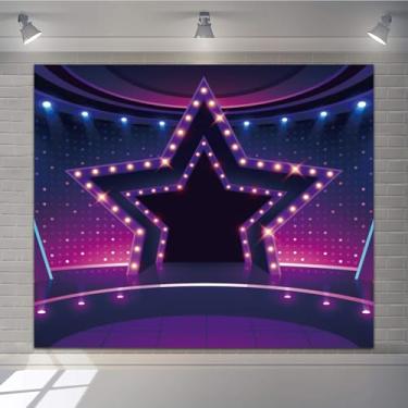 Imagem de Cenário de karaokê para festa discoteca, 3 x 2 m, vintage, anos 80, 90, bola de discoteca, cenário para fotos, discoteca, discoteca, tema de discoteca, decoração de festa de aniversário, decoração de