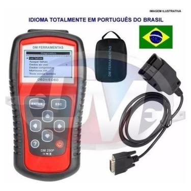 Imagem de Leitor De Dados Scanner Postuguês Obdii- Dm290P - Dm Ferramentas