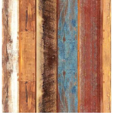 Imagem de Papel Parede Adesivo Ripa Madeira Demolição Sala Quarto - Criptonita, 