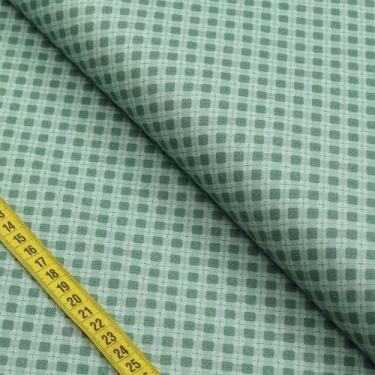 Imagem de Tecido Estampado para Patchwork - Cupcakes : Hexágonos Verde Bali (0,5