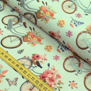 Imagem de Tecido Estampado Para Patchwork - Bicicletas Pano Pra Mangga : Bike (0