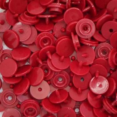 Imagem de Botão de Pressão Brilhante Redondo Plástico Ritas 12mm - 50 Unidades, 