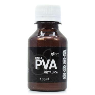 Imagem de Tinta PVA Metálica 100ml - Gliart, TABACO