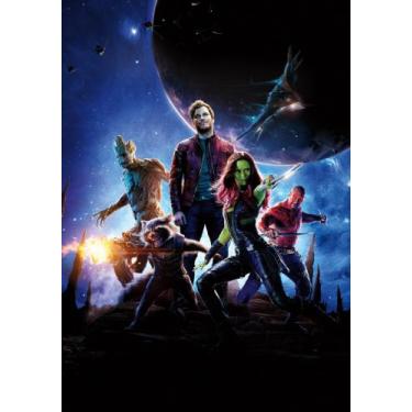 Imagem de Kit 4 Adesivos Encapar Caderno Espiral Guardiões da Galáxia - BENI STO