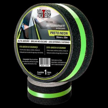 Imagem de Fita Antiderrapante 50 mm X 30 Metros - Faixa Fotoluminescente