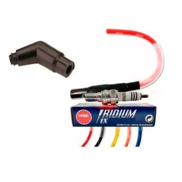 Imagem de Kit Cabo Ibooster F3 Vela Iridium Ngk Bros 125 150 160