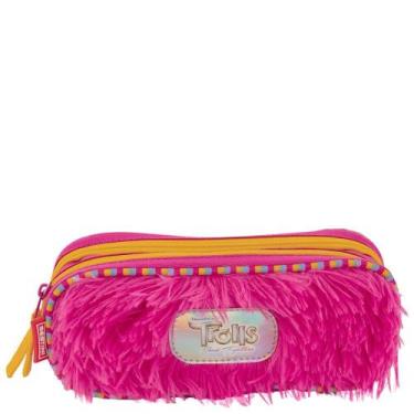 Imagem de Estojo Escolar 2 Compartimentos Trolls Sisters Sestini