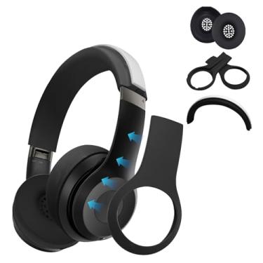 Imagem de 【3 em 1】 Capa de silicone Solo 4, capa de faixa de cabeça anti-arranhões/capa para fone de ouvido Beats Solo 4, acessórios protetores de silicone macio Solo4 (preto)