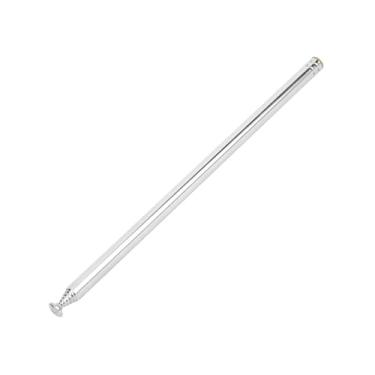 Imagem de Antena de Haste de Cobre, Ganho de Sinal de Canal Completo, Tamanho Compacto, Ampla Aplicação, 7 Seções, para Rádios, Televisões, Carros de Brinquedo