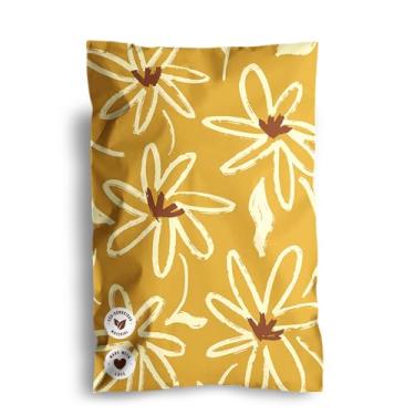 Imagem de Envelopes de poliéster 6 x 9 a 100 pacotes biodegradáveis para artigos de papelaria e pequenos acessórios - Envelope de envio espesso à prova d'água autovedante Impack para itens pequenos - Lápis