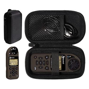 Imagem de GETGEAR Estojo para Medidor de Clima Kestrel Compatível com Kestrel Elite, 5700/5700X, 5200, 5100, 5500, 2700, 3500, 3000, 3550, 2500, 1000 (Preto com Zíper Preto)