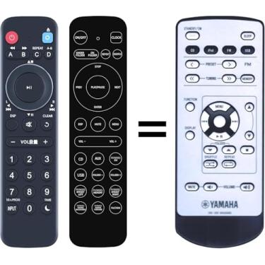 Imagem de Novo CRX-330 WQ45460 Controle remoto de substituição compatível com Yamaha Bookshelf CD Receiver MCR-330 MCR-230