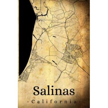 Imagem de Salinas California: Your city, your region, your home! | Composition Notebook 6x9 plaid 120 pages