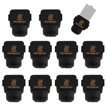 Imagem de ENOMAKER Meia De Silicone Para Bambu Lab A1, A1 Mini Extrusora Hotend, Bloco Aquecedor De Capa De Silicone, Bota De Cabeça De Impressão De Impressora 3D 10 Peças