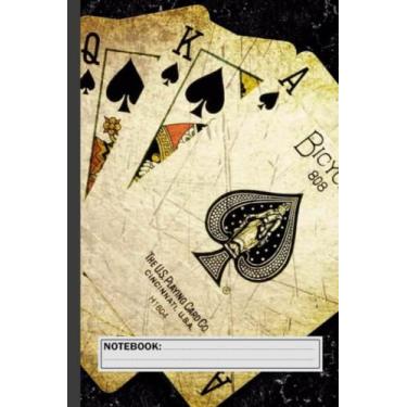 Imagem de Adorable Poker Notebook: 6x9 Lined 120 Pages | Poker All In Casino Poker Log Card | Paper Notebook Journal Diary Score Planer | Gift For Poker Player