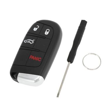 Imagem de VekAuto Capa de chave para Dodge Charger 2011-2018 para Dodge Dart 2013-2016 Entrada sem chave controle remoto capa de substituição 4 botões M3N-40821302