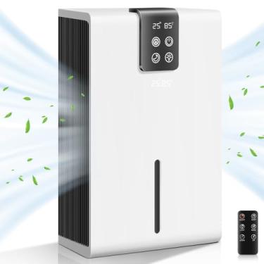 Imagem de Wulnar Desumidificador de Ar Antimofo, 2200ml, Operação Controle Remoto, Branco