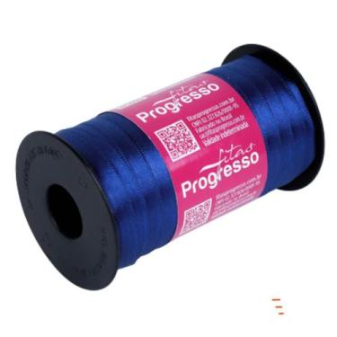 Imagem de Fita de Cetim Progresso 7mm 100 Mts Azul Marinho215