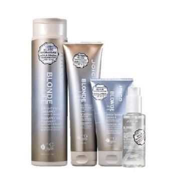 Imagem de Kit Joico Blonde Life Brightening Trio e Oleo Capilar (4 Produtos)