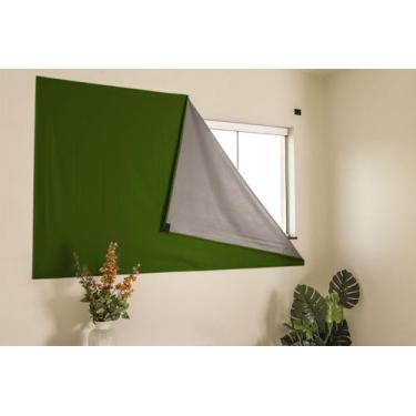 Imagem de Cortina Blackout De Painel Com Fecho Auto Contato 1,75x1,35 - Feffo Co