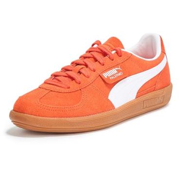 Imagem de PUMA Tênis infantil unissex Palermo (criança pequena), Redmazing/PUMA branco, 21